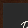 Patience Word of Intention Framed print A3 (29.7 x 42 cm) Dark wood frame Carbon paper corner detail