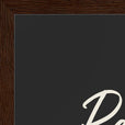Resilience Word of Intention Framed print A3 (29.7 x 42 cm) Dark wood frame Carbon paper corner detail