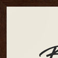 Balance Word of Intention Framed print A3 (29.7 x 42 cm) Dark wood frame Linen paper corner detail
