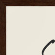 Serenity Word of Intention Framed print A3 (29.7 x 42 cm) Dark wood frame Linen paper corner detail