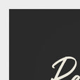 Resilience Word of Intention Framed print A3 (29.7 x 42 cm) White frame Carbon paper corner detail
