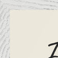 Energy Word of Intention Framed print A3 (29.7 x 42 cm) White frame Linen paper corner detail