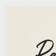Resilience Word of Intention Framed print A3 (29.7 x 42 cm) White frame Linen paper corner detail