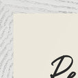 Resilience Word of Intention Framed print A3 (29.7 x 42 cm) White frame Linen paper corner detail