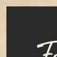 Fortitude Word of Intention Framed print A3 (29.7 x 42 cm) Wood frame Carbon paper corner detail