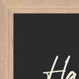 Harmonious Word of Intention Framed print A3 (29.7 x 42 cm) Wood frame Carbon paper corner detail