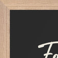 Fortitude Word of Intention Framed print A3 (29.7 x 42 cm) Wood frame Carbon paper corner detail