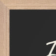 Energy Word of Intention Framed print A3 (29.7 x 42 cm) Wood frame Carbon paper corner detail