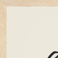Glorious Word of Intention Framed print A3 (29.7 x 42 cm) Wood frame Linen paper corner detail