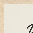 Respect Word of Intention Framed print A3 (29.7 x 42 cm) Wood frame Linen paper corner detail