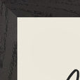 Adventurous Word of Intention Framed print 30x40 cm / 12x16″ Black frame Linen paper corner detail