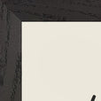 Harmonious Word of Intention Framed print 30x40 cm / 12x16″ Black frame Linen paper corner detail