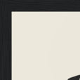 Fortitude Word of Intention Framed print 30x40 cm / 12x16″ Black frame Linen paper corner detail