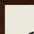 Fortitude Word of Intention Framed print 30x40 cm / 12x16″ Dark wood frame Linen paper corner detail