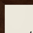 Harmonious Word of Intention Framed print 30x40 cm / 12x16″ Dark wood frame Linen paper corner detail