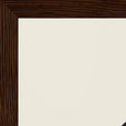 Patience Word of Intention Framed print 30x40 cm / 12x16″ Dark wood frame Linen paper corner detail
