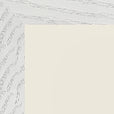 Joy Word of Intention Framed print 30x40 cm / 12x16″ White frame Linen paper corner detail