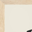 Fortitude Word of Intention Framed print 30x40 cm / 12x16″ Wood frame Linen paper corner detail