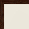 Real Word of Intention Framed print 40x50 cm / 16x20″ Dark wood frame Linen paper corner detail