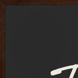 Fortitude Word of Intention Framed print 60x80 cm / 24x32″ Dark wood frame Carbon paper corner detail