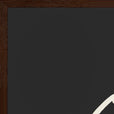 Serenity Word of Intention Framed print 60x80 cm / 24x32″ Dark wood frame Carbon paper corner detail
