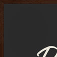 Resilience Word of Intention Framed print 60x80 cm / 24x32″ Dark wood frame Carbon paper corner detail