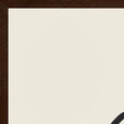 Glorious Word of Intention Framed print 60x80 cm / 24x32″ Dark wood frame Linen paper corner detail