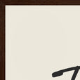 Fortitude Word of Intention Framed print 60x80 cm / 24x32″ Dark wood frame Linen paper corner detail