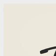Freedom Word of Intention Framed print 60x80 cm / 24x32″ White frame Linen paper corner detail