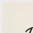 Presence Word of Intention Framed print 60x80 cm / 24x32″ White frame Linen paper corner detail
