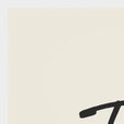 Fortitude Word of Intention Framed print 60x80 cm / 24x32″ White frame Linen paper corner detail