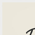 Patience Word of Intention Framed print 60x80 cm / 24x32″ White frame Linen paper corner detail