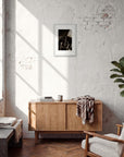 A Dreamer’s Strength Framed print 30x45 cm / 12x18″ White frame in interior