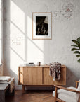 A Dreamer’s Strength Framed print A2 (42 x 59.4 cm) Wood frame in interior