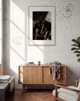 A Dreamer’s Strength Framed print 60x90 cm / 24x36″ Wood frame in interior