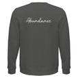 Abundance - "Vibe of Life" Sweatshirt Grey Melange 2