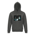 Abundance - "Vibe of Life" Hoodie charcoal melange 1