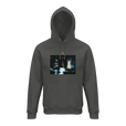 Abundance - "Vibe of Life" Hoodie charcoal melange 1