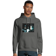 Abundance - "Vibe of Life" Hoodie charcoal melange 3