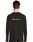 Abundance - "Vibe of Life" Long sleeve Deep Black 4
