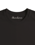 Abundance - "Vibe of Life" T-shirt Deep Black 2