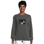 Abundance - "Vibe of Life" Sweatshirt Grey Melange XS 5