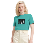 Abundance - "Vibe of Life" T-shirt pool blue XS 6