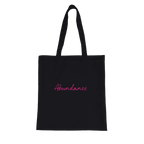 Abundance - "Vibe Of Life" Tote Bag Black 2