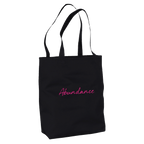Abundance - "Vibe Of Life" Tote Bag Black 3