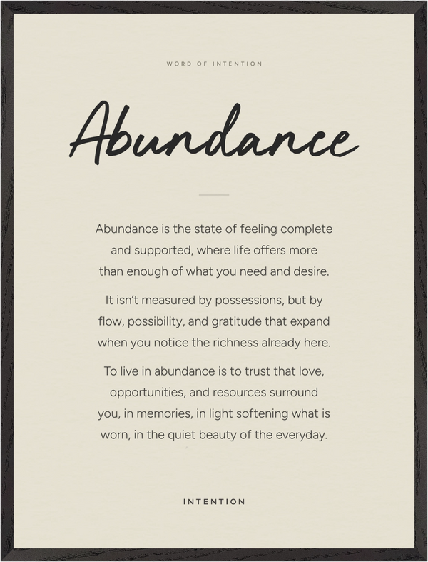 Abundance