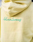Adventurous - "Dancing in Colours" Hoodie Light Yellow XS 5