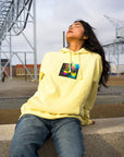 Adventurous - "Dancing in Colours" Hoodie Light Yellow XS 4
