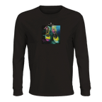 Adventurous - "Dancing in Colours" Long sleeve Deep Black XS 1