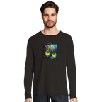 Adventurous - "Dancing in Colours" Long sleeve Deep Black XS 3